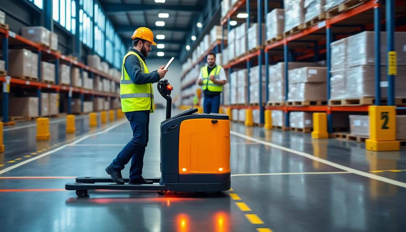 Illustration: Pourquoi le CACES est-il indispensable pour exercer dans la logistique ?