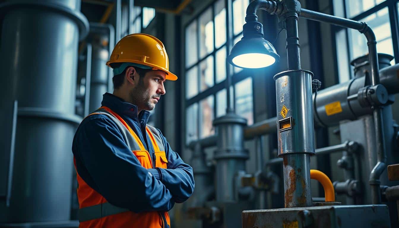 Illustration: Comprendre l’importance d’une lampe certifiée pour les environnements explosifs