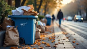 À quoi sert la poubelle bleue : guide du tri et recyclage efficace