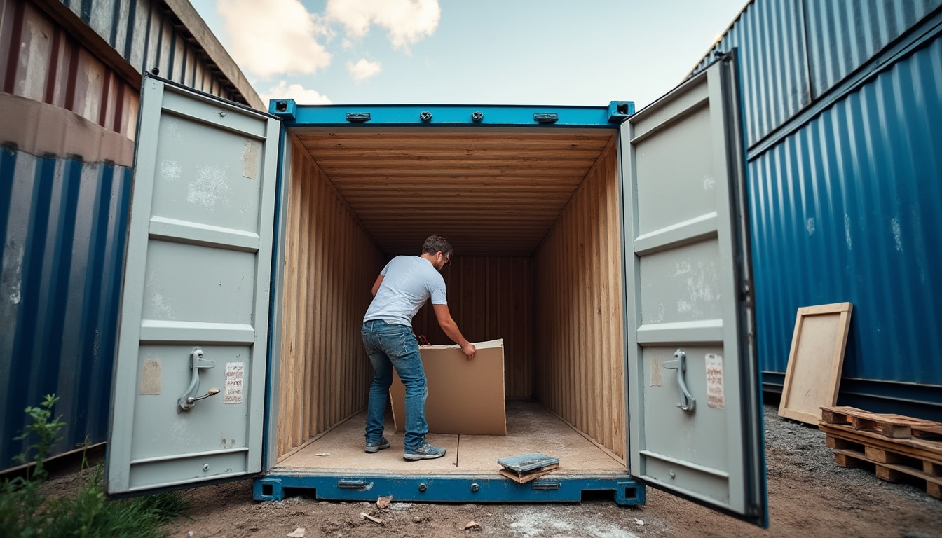 Illustration: Découvrir ce qu’est l’aménagement d’un container maritime