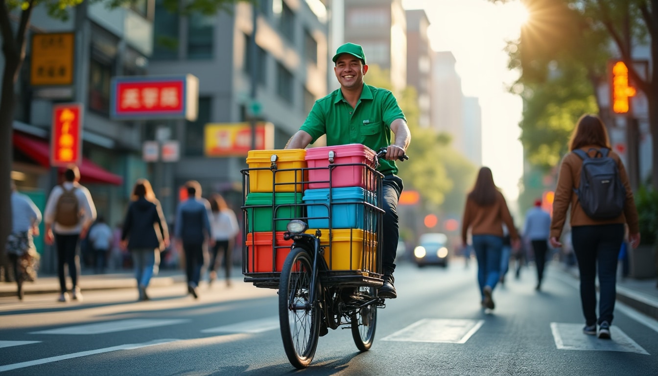 Illustration: Comment la cyclo de HK Logistic transforme le transport urbain durable