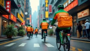 Photos de la cyclo HK Logistic : transport urbain durable et efficace
